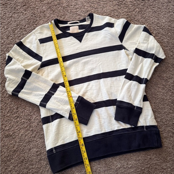 Scotch & Soda Pullover Crewneck Home Alone Sweater Men Size M Cream/navy - Picture 2 of 6